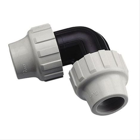 Coude plast. égal PE D63