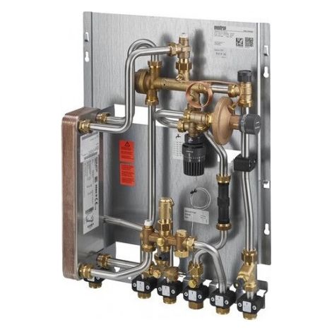 Station d'appartement OV Regudis W-HTU, soudée en cuivre, double paroi, 12 l/m