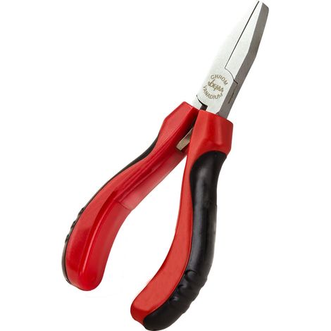 Flachzange Zange 125 mm glatt gerade mit Spannfeder CRV-Stahl (1/3)