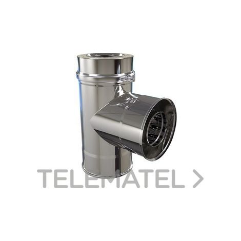 TE 90º SIN TAPA Ø 200 D/PARED 4021805 SCHUTZ