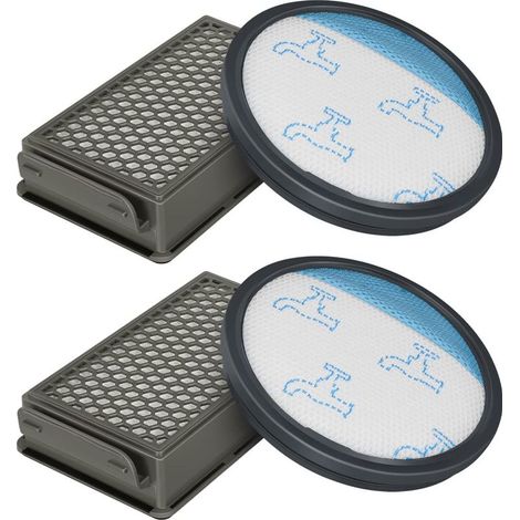 Kit de Filtres HEPA pour Rowenta Compact Power Cyclonic Aspirateur RO3731EA RO3753EA RO3726EA, Filtre de Rechange Accessoires comparable avec ZR005901 (1/4)