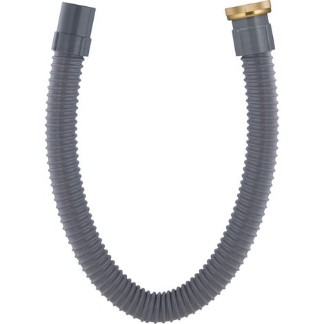 Flexible armé pour évier, embout métal et embout ABS à coller NOYON & THIEBAULT Ø40 - 1'1/2 (40x49) - 750 mm (1/3)