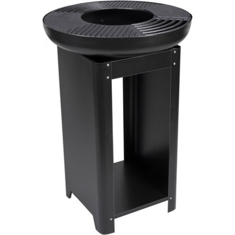 Alpina – Brasero barbecue extérieur 61x90cm – Plancha grill teppanyaki – Acier inoxydable – Cuisson au charbon de bois – 3 en 1 pour jardin (1/5)