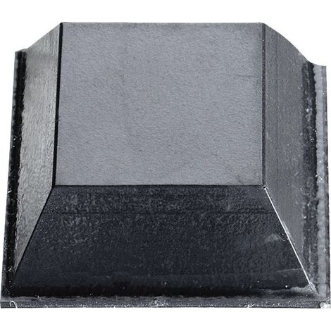 3M SJ 5023 Anschlagpuffer selbstklebend, quadratisch Schwarz (L x B x H) 20.6 x 20.6 x 7.6 mm 1 St.