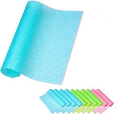 10 PCS Réfrigérateur Pad Salade Veg Liner Frais Tablettes Non Slip Réfrigérateur Tapis Lavable DIY Placard Tapis De Chaussures Tapis De Table Tapis De Tiroir Tapis (1/5)