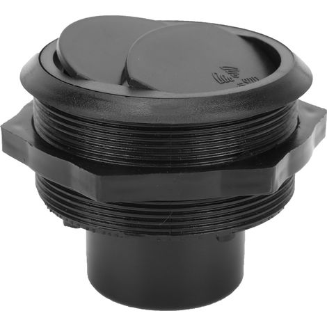 Sortie d'air conditionné ronde noire 82/75/46mm, type long, pour bus et engins de chantier (1/5)