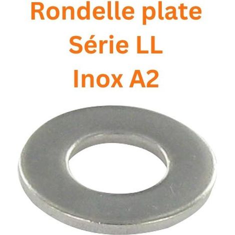 Rondelle Plate M12X40X2.5 LL Inox A2-30 pièces