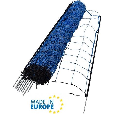 EuroNetz Rete per Lupi Blu 120/1W14/N-50 m GALLAGHER per Recinzioni Elettriche (1/2)