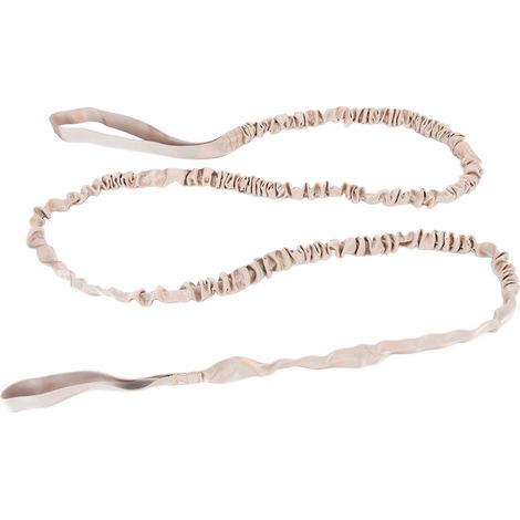Corde de remorquage pour vélo en nylon, réglable, robuste et portable, élastique, pour le cyclisme en extérieur, couleur kaki (1/5)