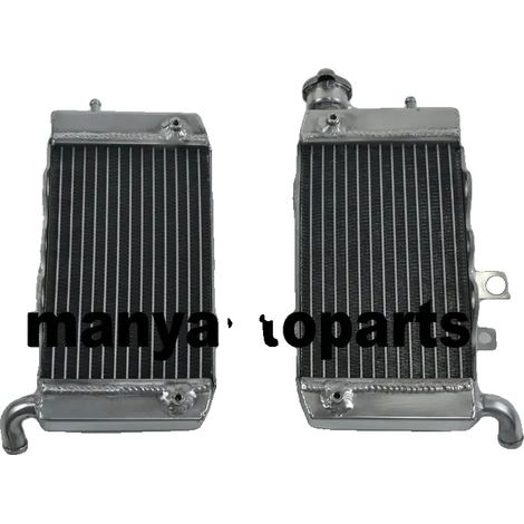 Radiador, construcción de aluminio, compatible con la motocicleta de aventura XRV750 Africa Twin (RD07) 1990-2000, peso 2,5 kg, capacidad de refrigeración mejorada, soldadura TIG de precisión. (1/5)