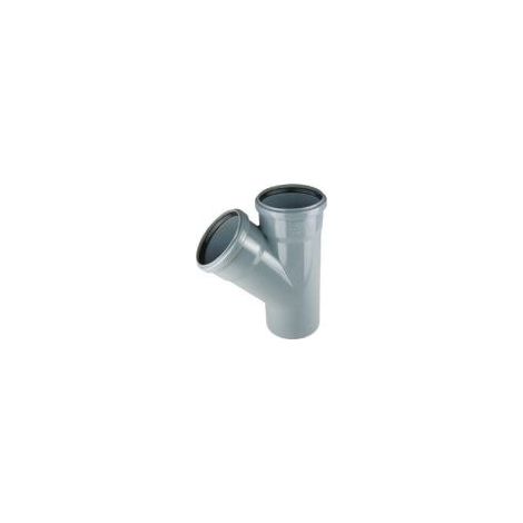 HT Abzweig mit Muffe und Gummidichtungen HT-Rohr DN 75/75 67° HTEA (1/4)