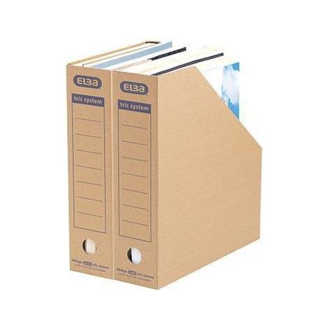 ELBA Stehsammler tric 100421086 78x287x310mm Wellpappe naturbraun (1/4)