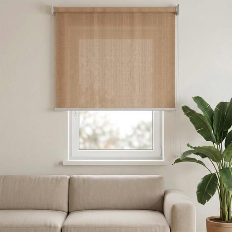 vidaXL Outdoor Roller Blind 85(W)x140(H) cm Beige (1/5)