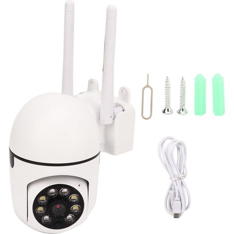 Eosnow Interphone bordeuse à deux voies 1080p WiFi Smart IP Bulb avec une sécurité de lumière à LED pour Courtyard