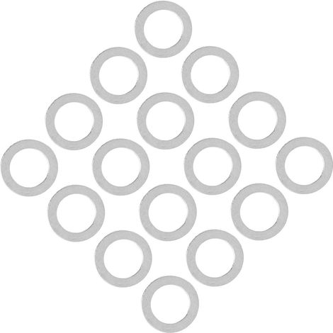 60-teiliges Unterlegscheiben-Set aus Edelstahl, flach, 6 mm Innendurchmesser, 9 mm Außendurchmesser, Zubehörset für Wartungszwecke 4807-0609-0500 (1/5)