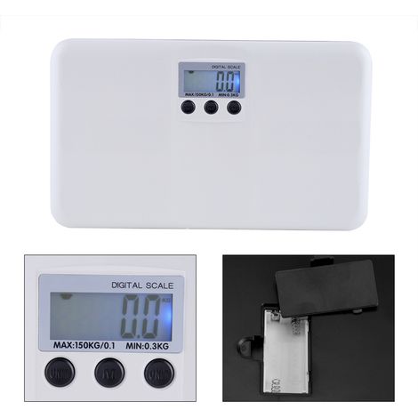 Balance électronique numérique LCD pour bébé/mini animaux avec fonction Tara et alarme batterie faible/verrouillage