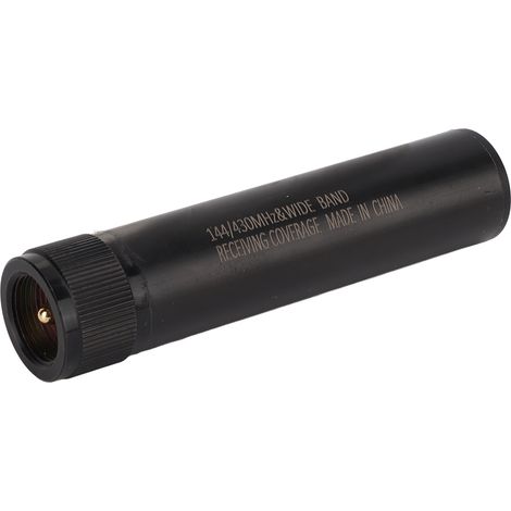 Walkie-Talkie-Antenne für Autos, 10 cm lang, 60 W, UV, Dualband 136-174 MHz und 400-470 MHz, schwarz, unauffällig für Fahrzeuge. (1/5)