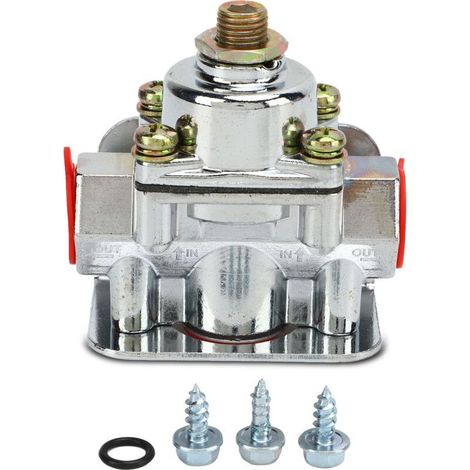 Trywise Régulateur de pression de carburateur 4-1/2 à 9 Psi 3/8 pouces NPT Port en alliage de Zinc 12-803 pour Holley (1/4)