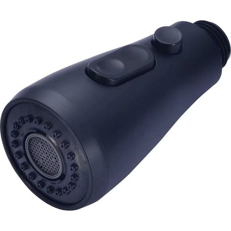 Dehnbarer Wasserhahnbelüfter mit automatischer Abschaltung, ausziehbarer Spritzschutzkopf in Schwarz, universeller Ersatz für Küchenmischer, Wassersparer (1 Stück)-lsw