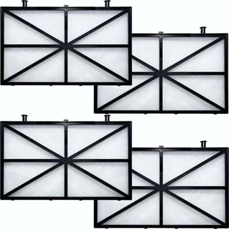 Cartouches filtrantes à ressort compatibles avec les modèles Dolphin M500, M200, M400, Wave 90, ve 65, Oasis Z5, Sigma, C3, C4 et Nautilus CC Plus. Référence : 9991433-R4 (lot de 4).