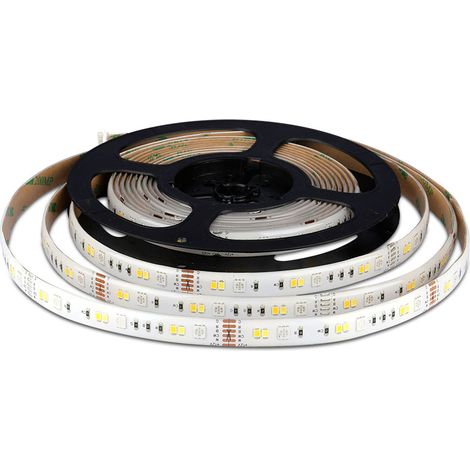 V-TAC Smart Home VT-5050 LED-Streifen-Set RGB+3IN1 SMD5050 + SMD2835 WiFi ip65 dimmbar works with smartphone - sku 2628 (1/5)