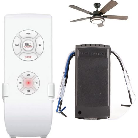 Kit de Télécommande de Ventilateur de Plafond, Télécommande Universelle Smart WiFi pour Ventilateur de Plafond avec Fonction de Contrôle de la Vitesse et de la Synchronisation du