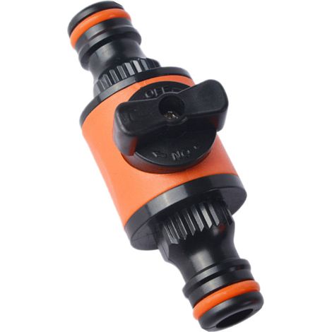 Kit de Connecteur de Robinet Raccord de tuyau d'arrosage Raccord tuyau avec vanne de régulation - 3 pièces