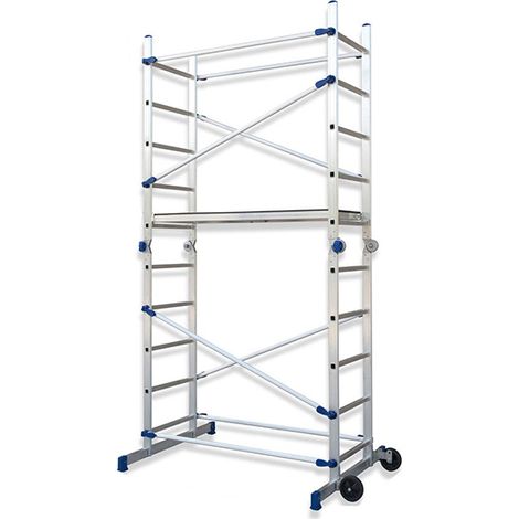 Facal Trabattello Alluminio - Trasformabile in Scale - 159/310 cm