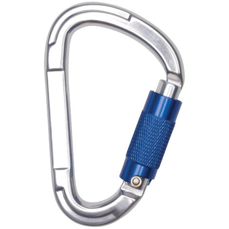 Mousqueton très léger en aluminium à verrouillage automatique qui facilite la mise en place Delta Plus – Taille 2