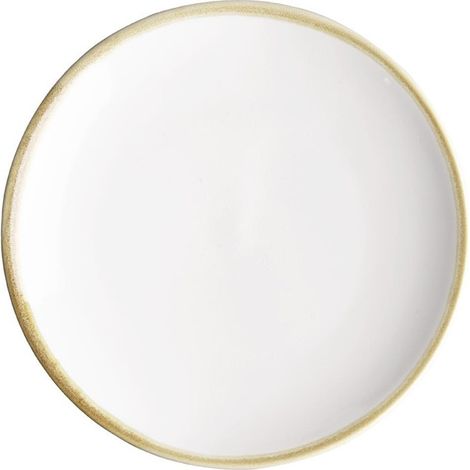 Assiettes Plates Rondes Couleur Craie 178mm - Lot de 6 - Olympia Kiln