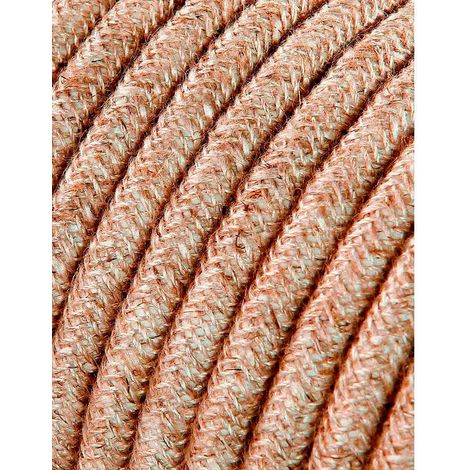 Carrete cable cordón tubular h03vv-f 2 x 0,75 mm² lino, 25 m (1/4)