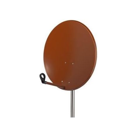 Parabole satellite - HAMA - 80 cm - Couleur rouge - Dimensions 75x84 cm - Monture AZ/EL