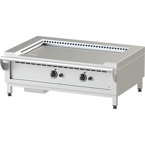 TEPPAN YAKI JUMBO GAZ PORTABLE - ACIER FE 510 - 14 kW - NAYATI