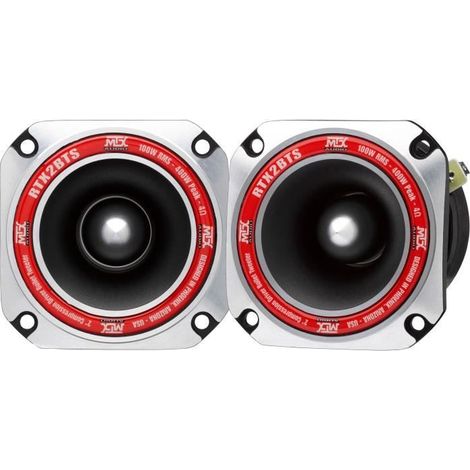 MTX AUDIO - MTX-Hochtöner mit hoher Effizienz RTX2BTs - Ø8cm - Spule 25mm - 100W RMS - 400W - Peak 4Ω 102,0dB/2V/1m einzeln verkauft