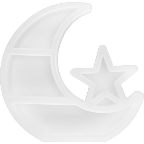 Epoxy Mold Crystal Resin Casting Mould Silicone Moon Star Storage Box Jewelry Rack DIY Craft (1/5)