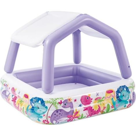 Kinderbecken und Teiche, Sonnenschutz, Schwimmbad, Sommer, Strand, Garten, Badespielzeug, 1,57 m x 1,22 m