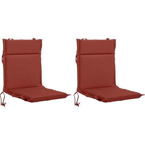Cojín de Silla de Respaldo Bajo GEMERT 2 uds. 100% Poliéster vidaXL (1/5)
