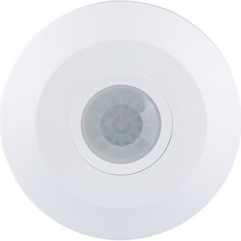 V-TAC VT-8027 Sensore di movimento PIR infrarosso SLIM IP20 da soffitto 360° colore bianco SKU  5086 -