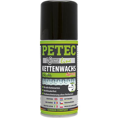 PETEC Kettenwachs Dry Lube 100 mltranslucent Sprühdose (1/2)