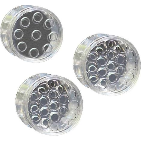Lot de 3 supports de tiges Ikebana en spirale, grille florale transparente réutilisable pour vase, modeleur de fleurs (2L+1S) (1/5)