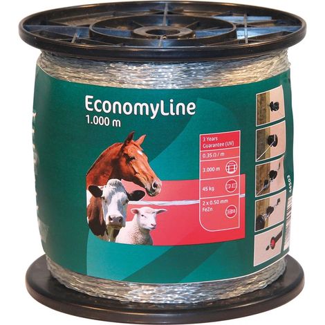 Kerbl Monoalambre para cerca EconomyLine 1000 m 44503 (1/2)