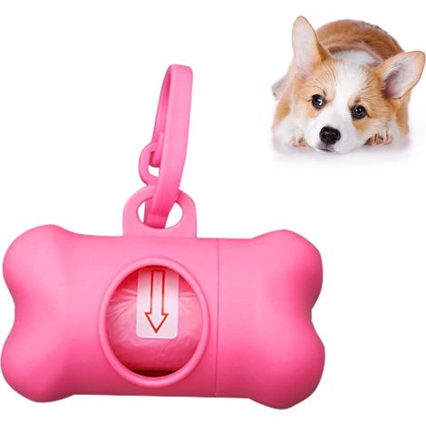 Porte-sacs à déjections canines wxsp, avec sangle et clip, pour 1 rouleau de sacs à déjections canines, léger-AquaForge (1/5)