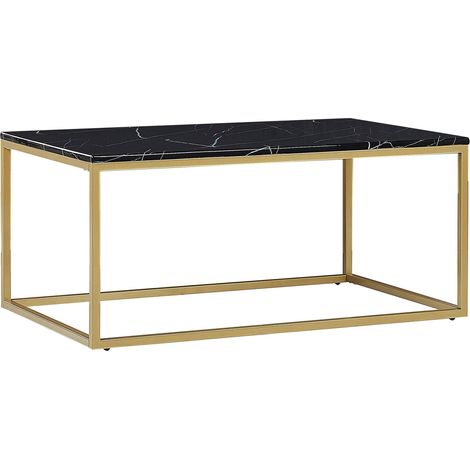 Couchtisch DELANO Schwarz / Gold