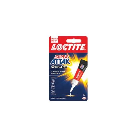 SUPER ATTAK POWER GEL GR.3 - 24 blister LOCTITE