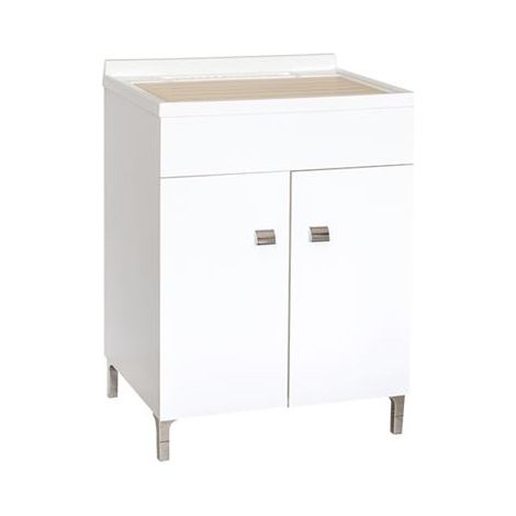 Mobile lavatoio 'dana' cm 60 x 50 x h.84 - laccato bianco (1/4)