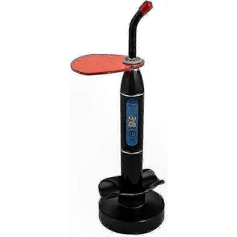 Lampe à polymériser dentaire LED sans fil avec minuterie réglable et fonction lumière bleue pour une utilisation sans fil (1/5)