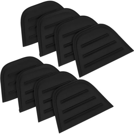 8 protège-coins de transport, PVC, noir, pour bagages et colis (1/5)