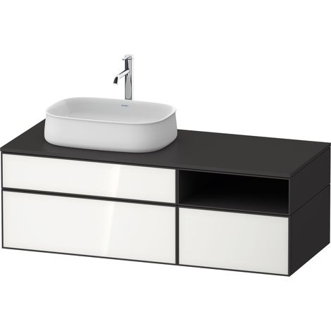 Duravit Zencha mueble bajo lavabo, 1300x550mm, 2 extraíbles, 1 (1/2)