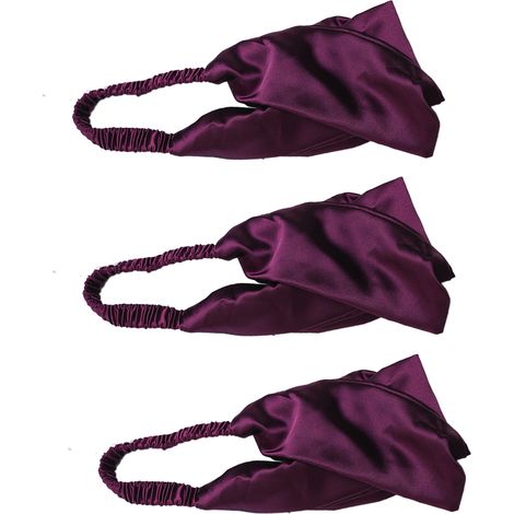 Diadema de seda de morera, elástica y trenzada, accesorio para el cabello de mujer/niña, para deportes, yoga y uso diario. (1/5)