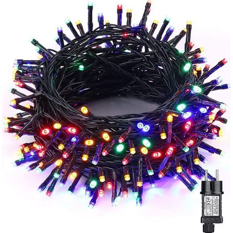 300 luci natale minilucciole led multicolor giochi luce interno esterno el73332 (1/3)